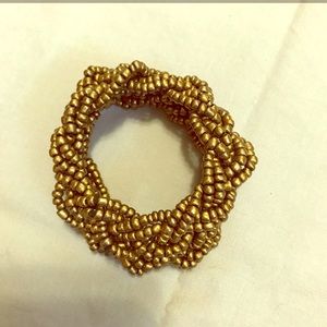 Gold Beaded Bracelet